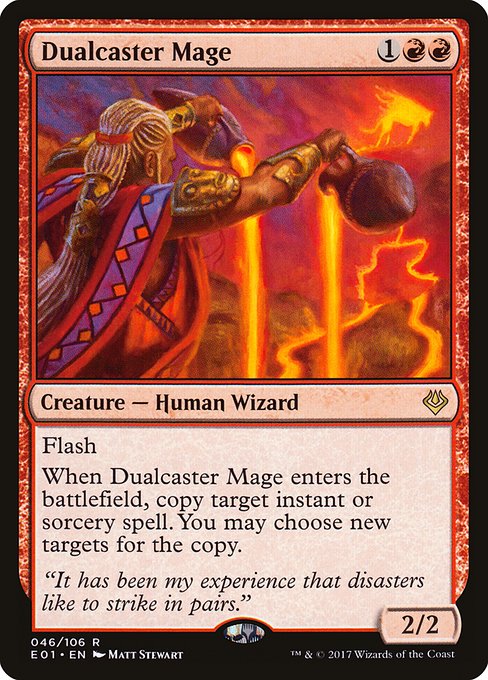 Magic the Gathering Card - Dualcaster Mage - MTG Circle