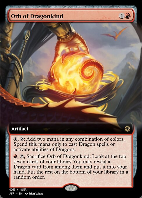 Magic the Gathering Card - Orb of Dragonkind - MTG Circle