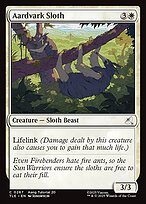 Magic the Gathering Card - Aardvark Sloth - MTG Circle