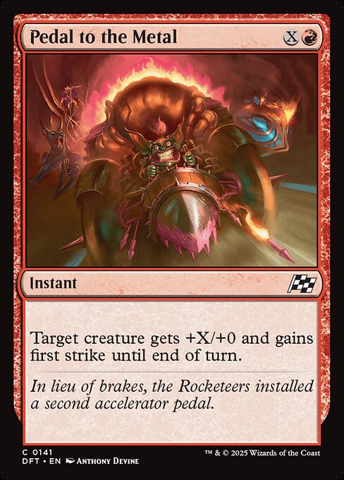 Magic the Gathering Card - Pedal to the Metal - MTG Circle
