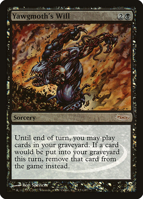 Magic the Gathering Card - Yawgmoth's Will - MTG Circle