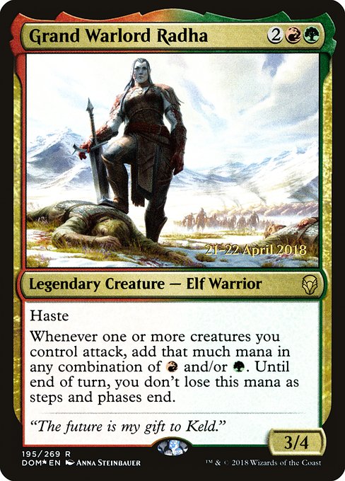 Magic the Gathering Card - Grand Warlord Radha - MTG Circle