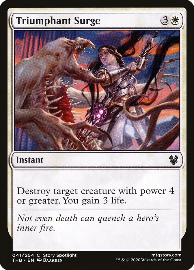 Magic the Gathering Card - Triumphant Surge - MTG Circle