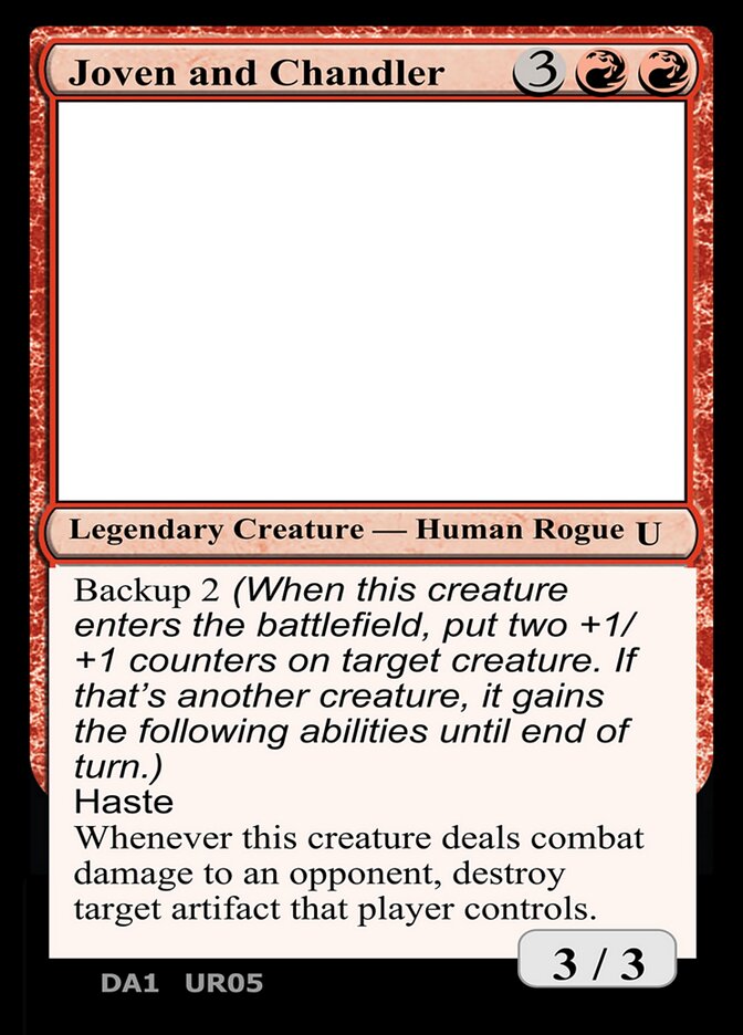 Magic the Gathering Card - Joven and Chandler - MTG Circle