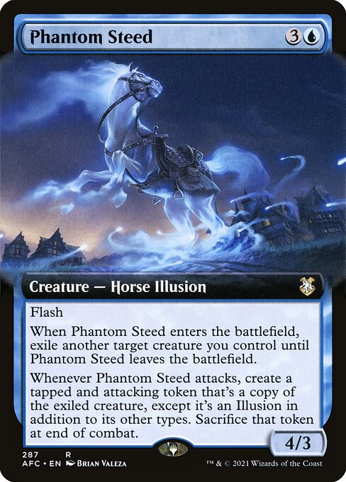 Magic the Gathering Card - Phantom Steed - MTG Circle