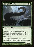 Magic the Gathering Card - Boneyard Wurm - MTG Circle