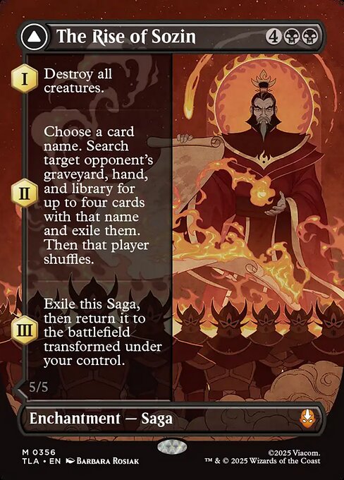 Magic the Gathering Card - The Rise of Sozin - MTG Circle