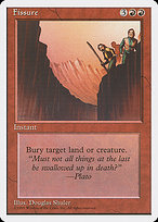 Magic the Gathering Card - Fissure - MTG Circle