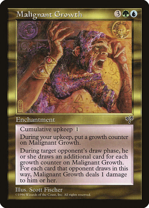 Magic the Gathering Card - Malignant Growth - MTG Circle