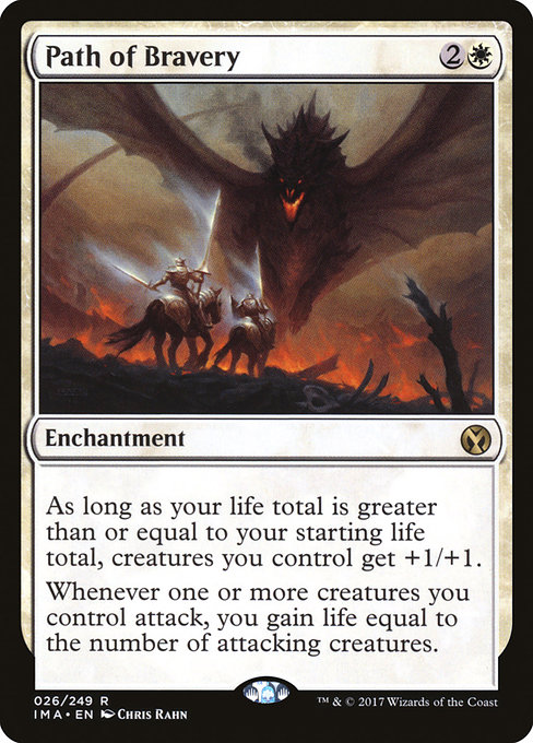 Magic the Gathering Card - Path of Bravery - MTG Circle