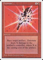 Magic the Gathering Card - Detonate - MTG Circle