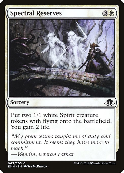 Magic the Gathering Card - Spectral Reserves - MTG Circle