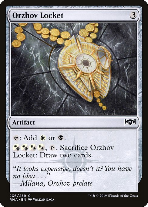 Magic the Gathering Card - Orzhov Locket - MTG Circle