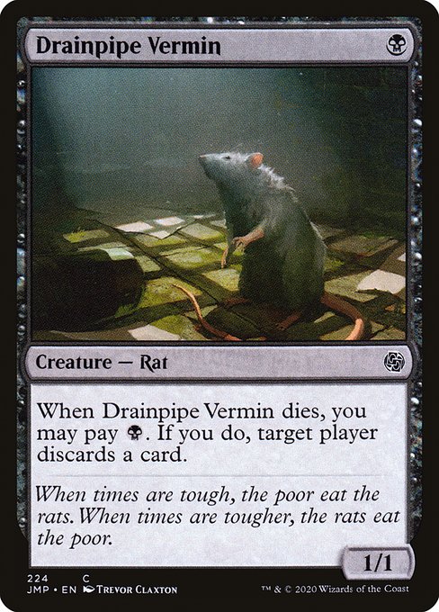 Magic the Gathering Card - Drainpipe Vermin - MTG Circle