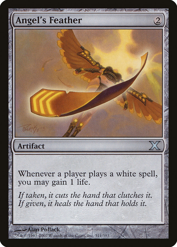 Magic the Gathering Card - Angel's Feather - MTG Circle
