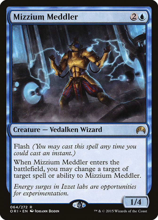 Magic the Gathering Card - Mizzium Meddler - MTG Circle