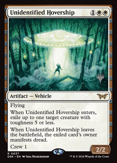 Magic the Gathering Card - Unidentified Hovership - MTG Circle