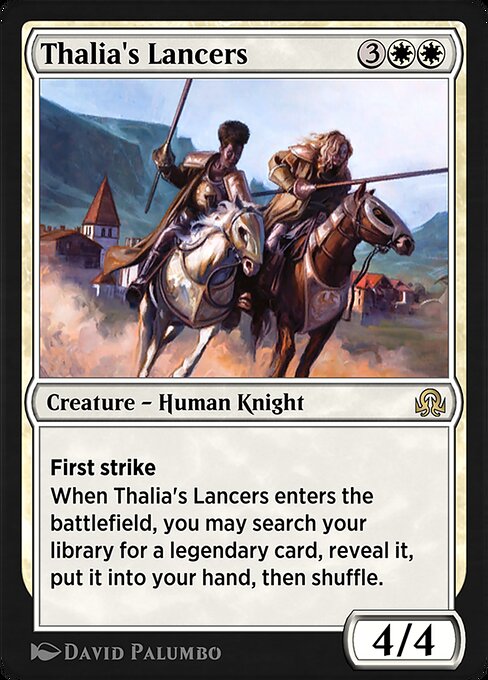 Magic the Gathering Card - Thalia's Lancers - MTG Circle
