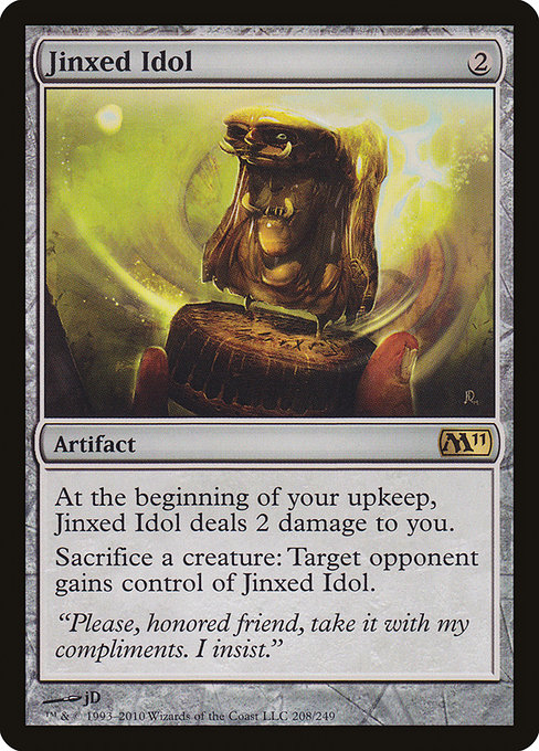 Magic the Gathering Card - Jinxed Idol - MTG Circle