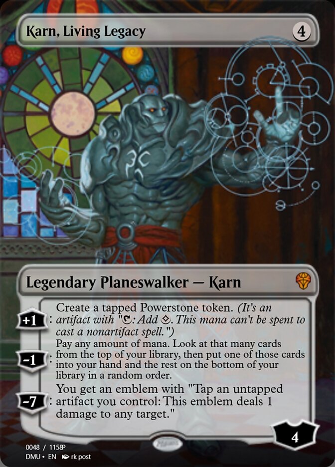 Magic the Gathering Card - Karn, Living Legacy - MTG Circle