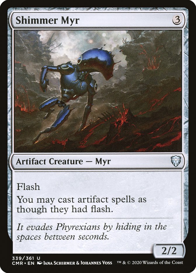 Magic the Gathering Card - Shimmer Myr - MTG Circle