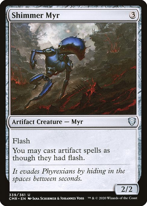 Magic the Gathering Card - Shimmer Myr - MTG Circle