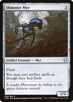 Magic the Gathering Card - Shimmer Myr - MTG Circle