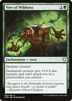 Magic the Gathering Card - Vow of Wildness - MTG Circle