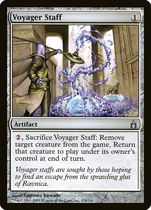 Magic the Gathering Card - Voyager Staff - MTG Circle