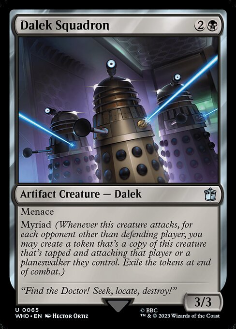 Magic the Gathering Card - Dalek Squadron - MTG Circle