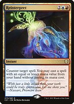 Magic the Gathering Card - Reinterpret - MTG Circle