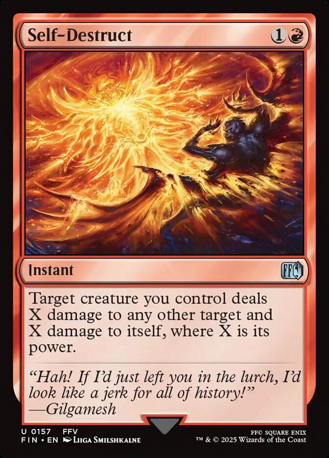Magic the Gathering Card - Self-Destruct - MTG Circle