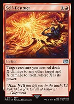 Magic the Gathering Card - Self-Destruct - MTG Circle