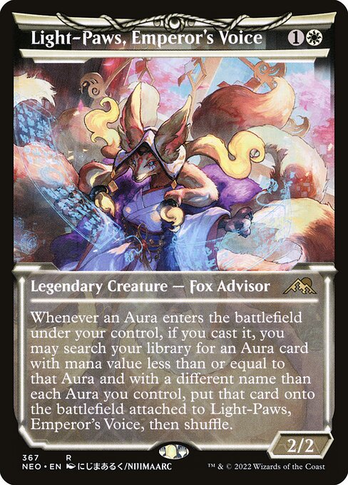 Magic the Gathering Card - Light-Paws, Emperor's Voice - MTG Circle