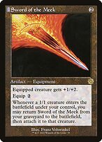 Magic the Gathering Card - Sword of the Meek - MTG Circle