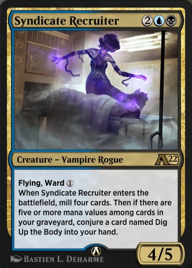 Magic the Gathering Card - Syndicate Recruiter - MTG Circle