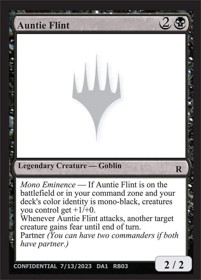 Magic the Gathering Card - Auntie Flint - MTG Circle