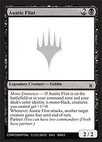 Magic the Gathering Card - Auntie Flint - MTG Circle
