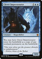 Magic the Gathering Card - Clever Impersonator - MTG Circle