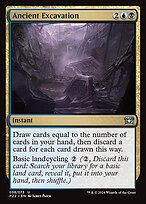 Magic the Gathering Card - Ancient Excavation - MTG Circle