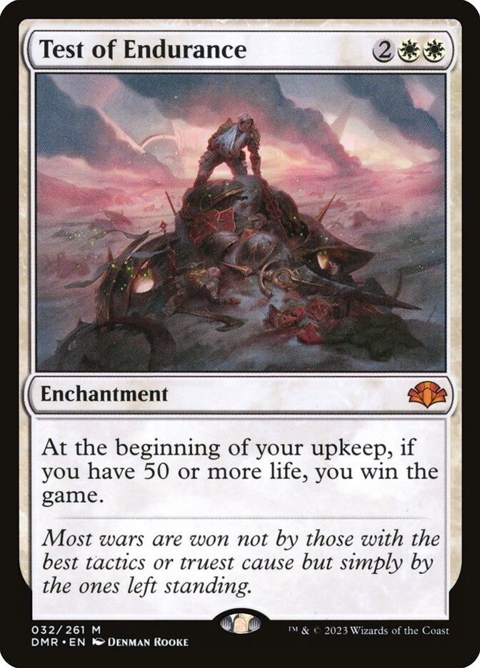 Magic the Gathering Card - Test of Endurance - MTG Circle