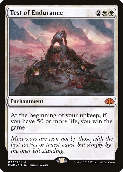 Magic the Gathering Card - Test of Endurance - MTG Circle