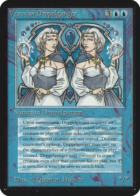 Magic the Gathering Card - Vesuvan Doppelganger - MTG Circle