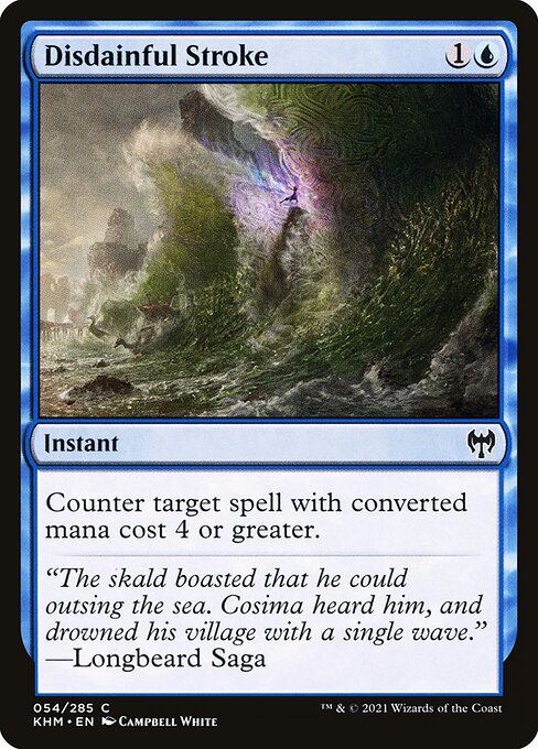 Magic the Gathering Card - Disdainful Stroke - MTG Circle