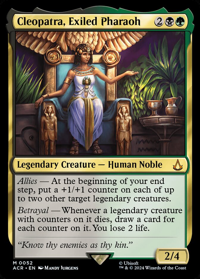 Magic the Gathering Card - Cleopatra, Exiled Pharaoh - MTG Circle