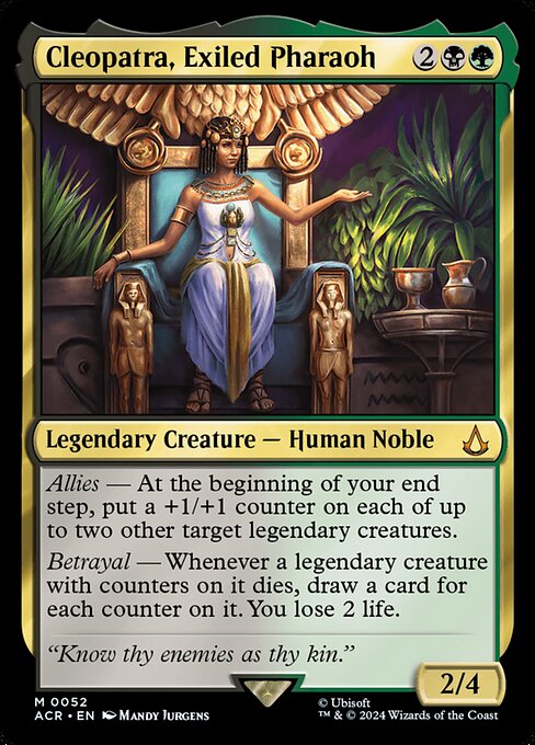 Magic the Gathering Card - Cleopatra, Exiled Pharaoh - MTG Circle