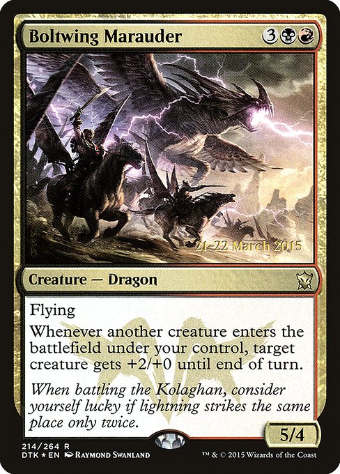 Magic the Gathering Card - Boltwing Marauder - MTG Circle