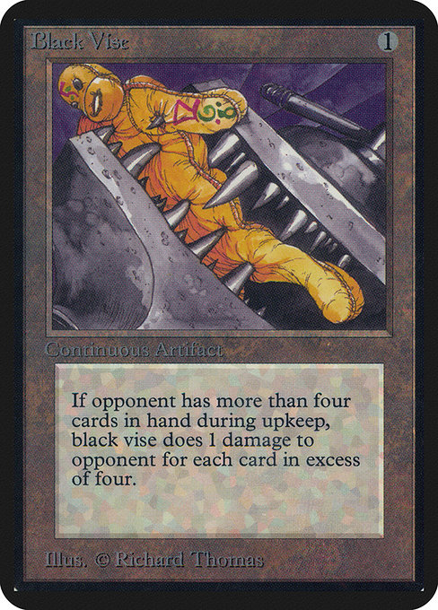 Magic the Gathering Card - Black Vise - MTG Circle