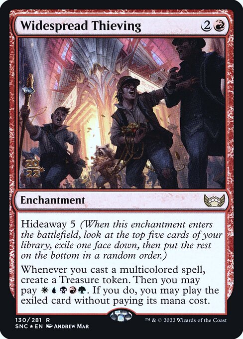 Magic the Gathering Card - Widespread Thieving - MTG Circle