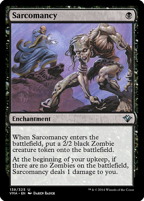 Magic the Gathering Card - Sarcomancy - MTG Circle